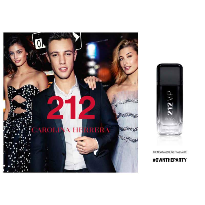 212 VIP Black Carolina Herrera Eau de Parfum - Profumo per uomini