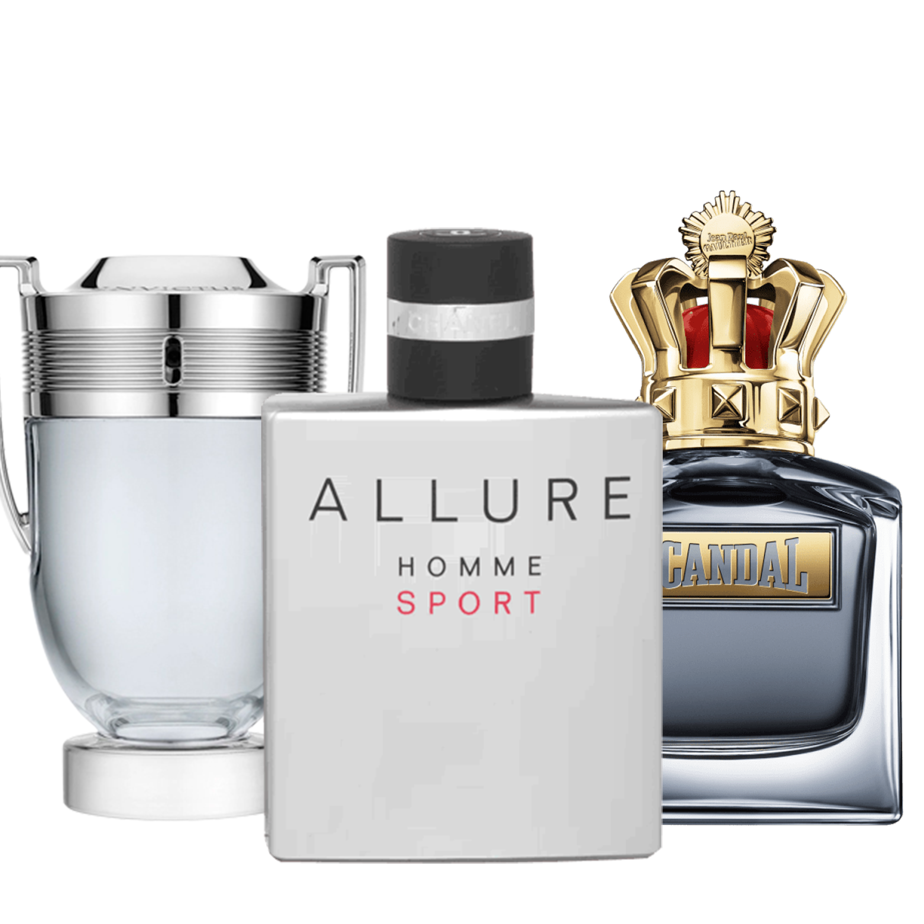 Chanel Allure, Invictus, Scandal - Profumi per uomini